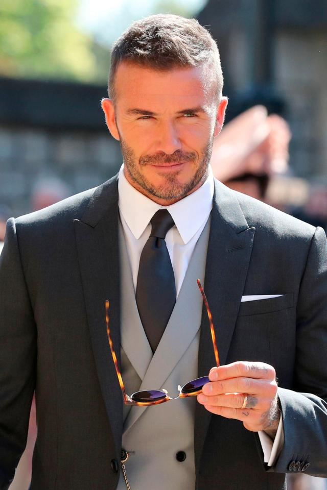  Becks' sunglasses look was also a winner, with the handsome footballer attracting praise from Twitter