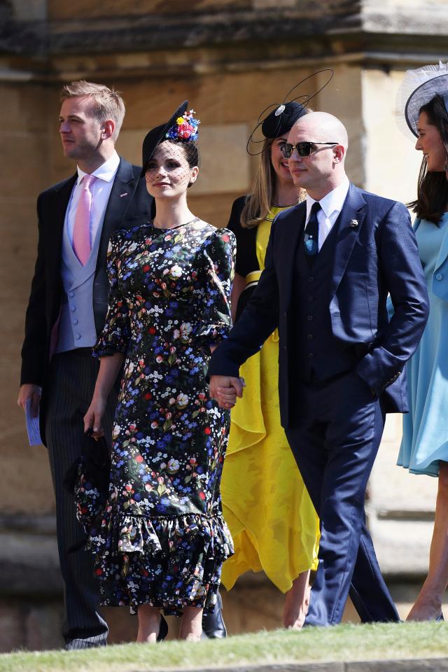  Tom Hardy stole the show when he arrived with a bald head to the Royal Wedding this morning