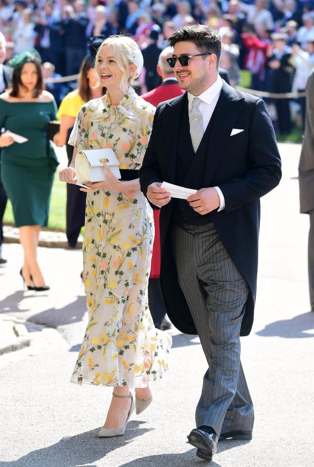  Rocker Marcus Mumford and partner Carey Mulligan were all smiles as they arrived today