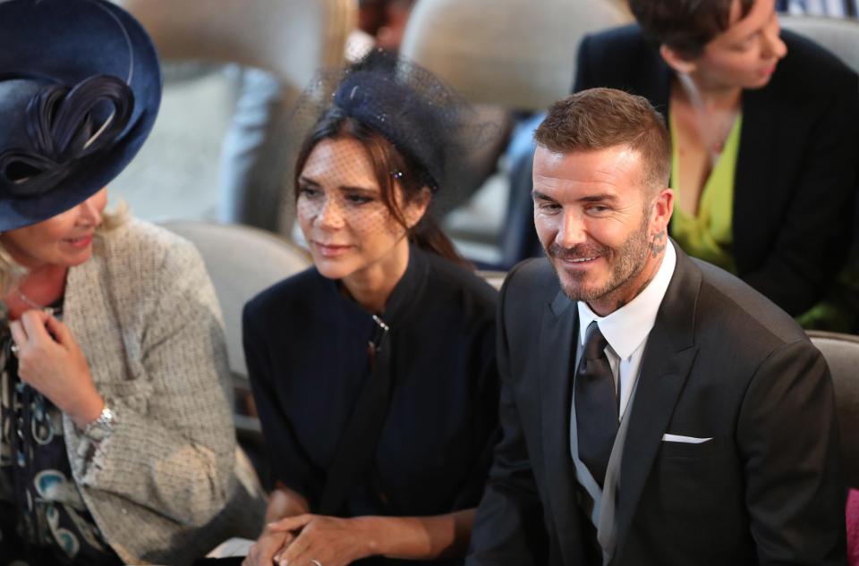  Other stars at the wedding include David Beckham and wife Victoria