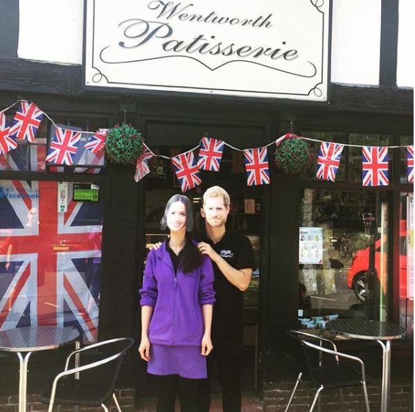 This patisserie has gone all out with the royal celebrations