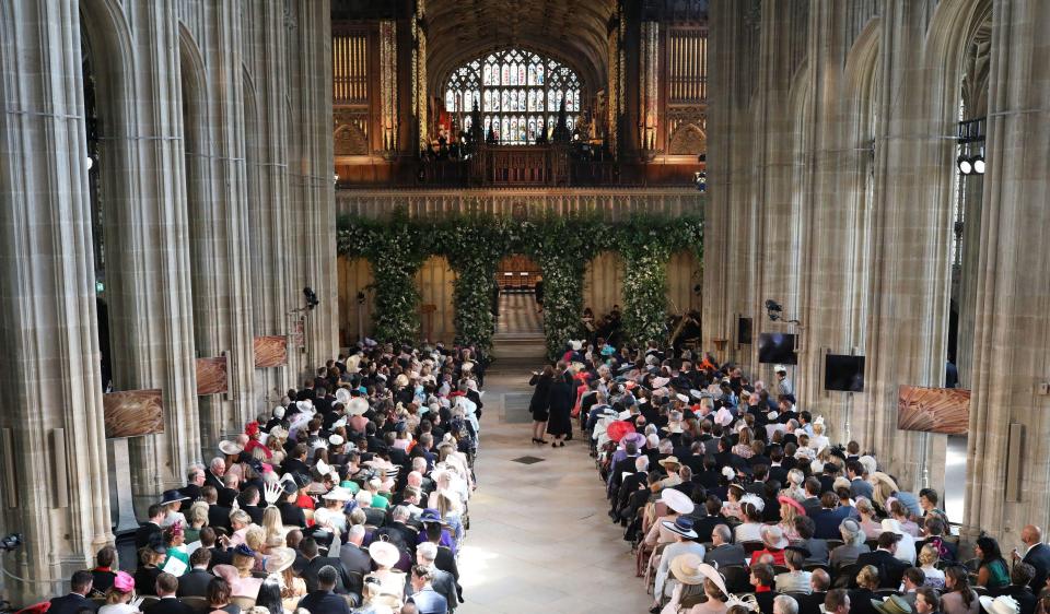  The seating plan for Harry and Meghan's wedding at St George's chapel sheds a revealing light on their backgrounds