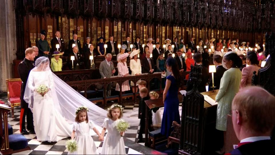  There were just over 600 guests at St George's Chapel for Harry and Meghan's wedding