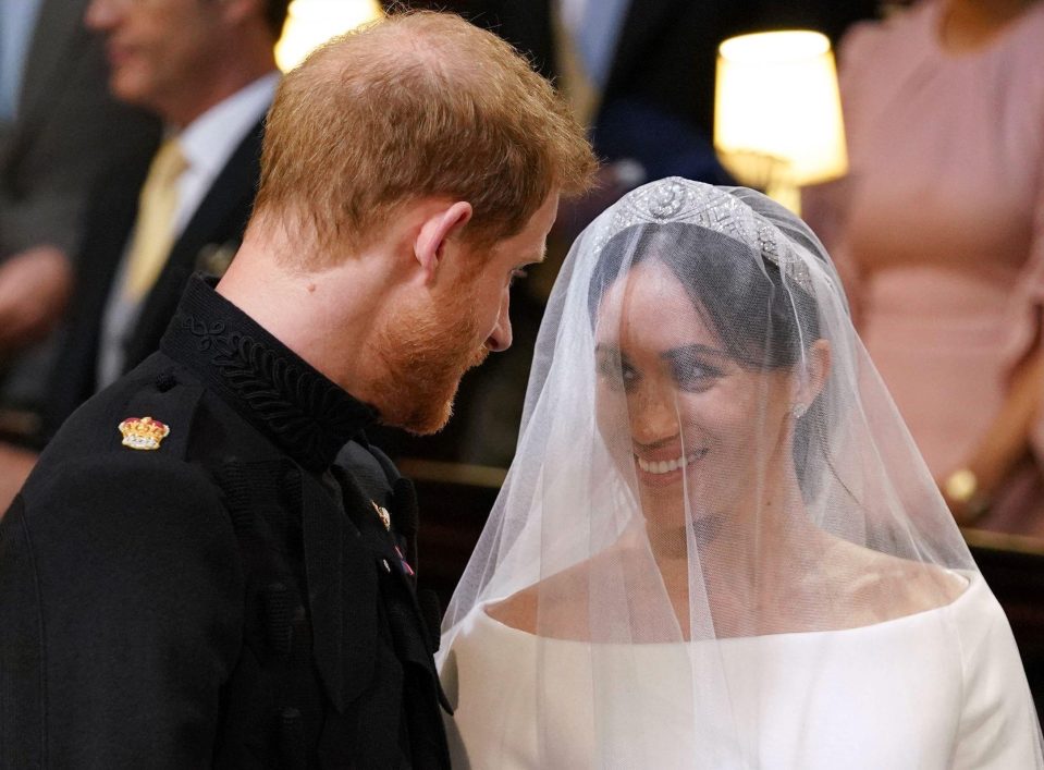  Whatever he said, Meghan clearly enjoyed it