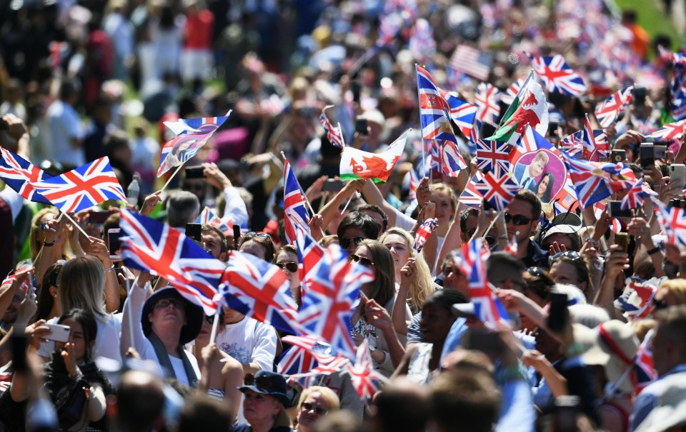 Royal fans were out in force in Windsor