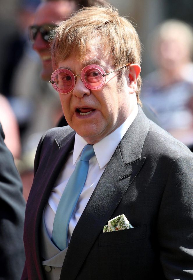  Sir Elton John performed for Prince Harry and Meghan Markle at their wedding reception