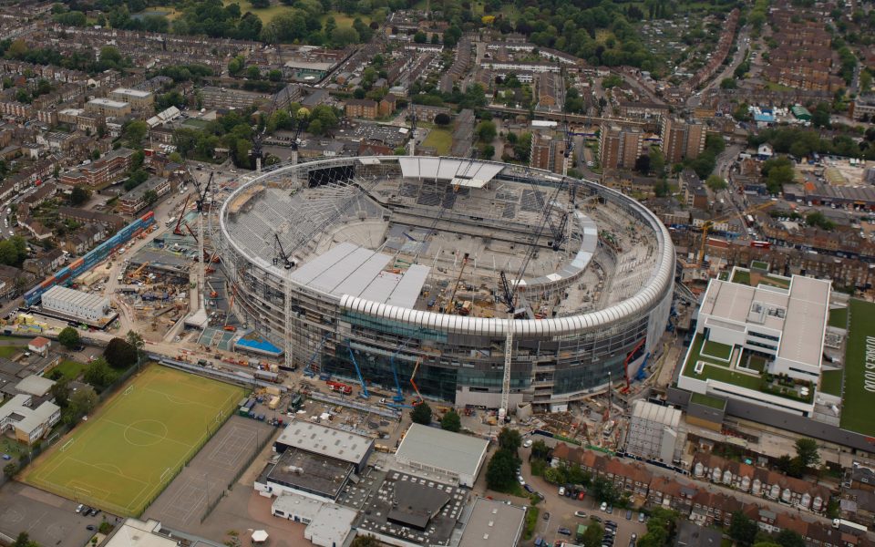  Spurs' new stadium on course to be completed in early September