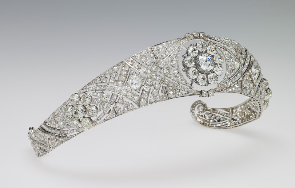 Queen Mary’s Diamond Bandeau, which is being worn by Meghan Markle for her wedding to Prince Harry