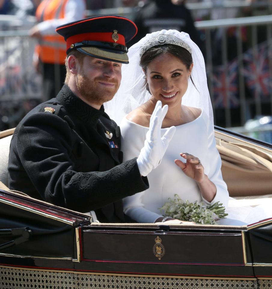  The Duke and Duchess of Sussex tied the knot at St George's Chapel in Windsor on Saturday