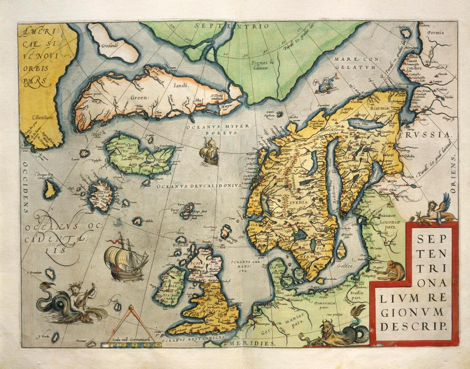  Ortelius's Theatrum Orbis Terrarum was published in 1570