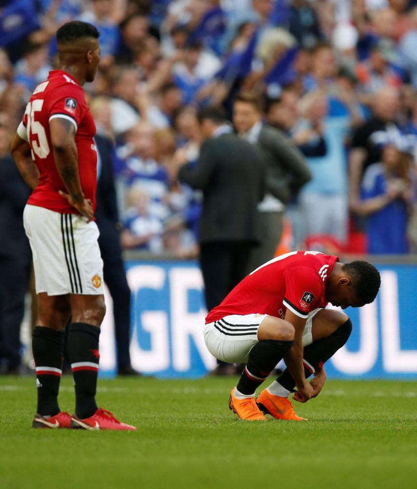  It has been a disappointing season for United and Martial