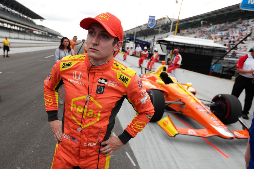  American Indy 500 racer Zach Veach came through the unscathed