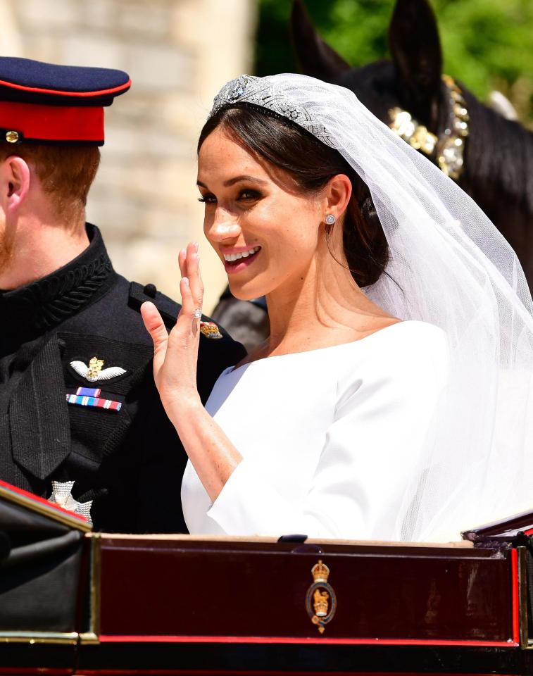  Speculation has been rife as to how Meghan Markle will wear her hair. For the day, she opted for a classic updo look - a favourite style of the now Duchess of Sussex