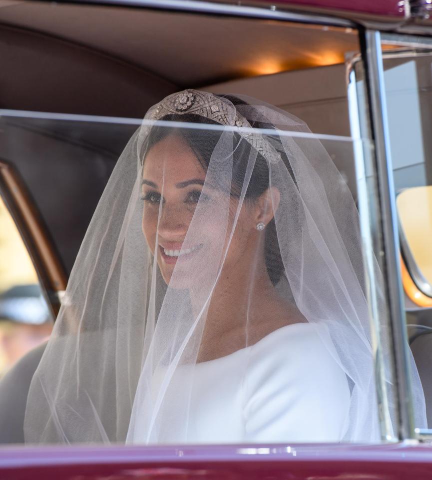  Meghan chose to complement her dress with a 15ft veil. Serge explained how her hairstyle subsequently needed a bit of volume