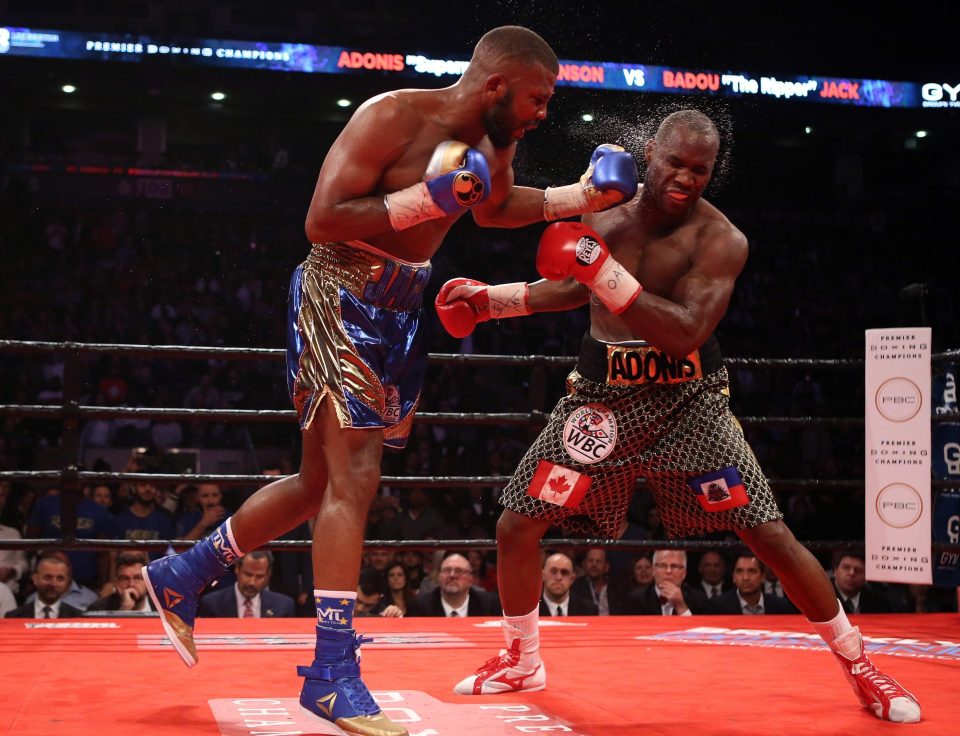  Adonis Stevenson defended his WBC light-heavyweight title against Jack in May 2018