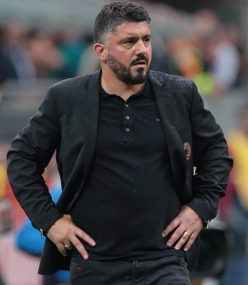  Manager Gennaro Gattuso guided Milan to a sixth place in Serie A this season