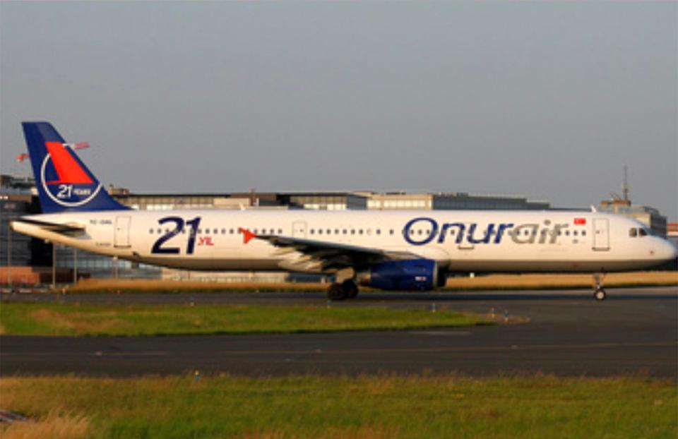  The flight was operated by budget airline Onur Air