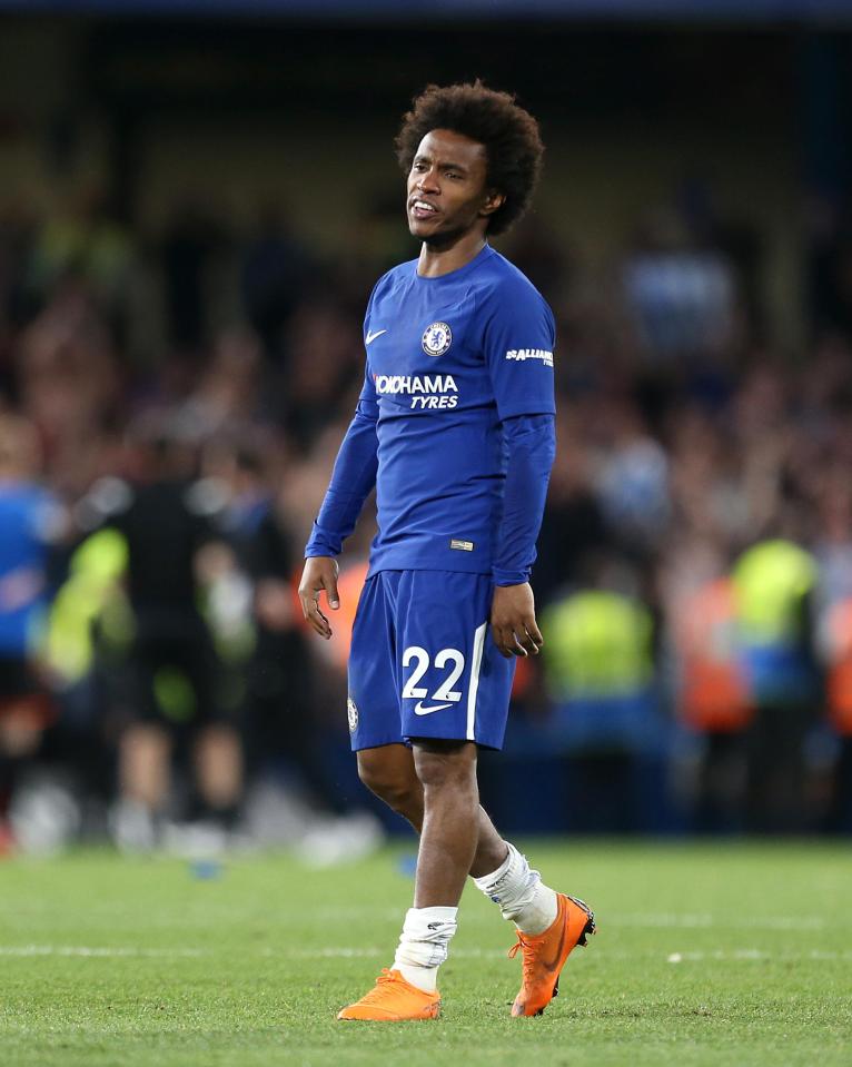  Willian appeared to send a dig at Antonio Conte with recent Instagram post