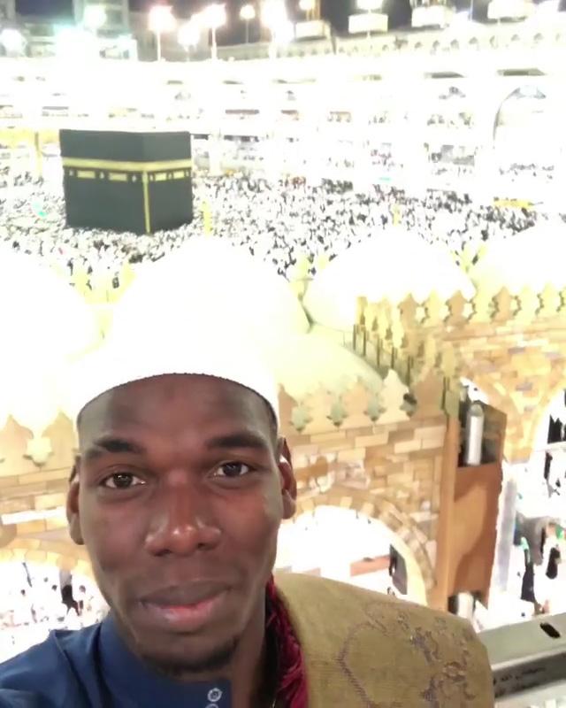  Paul Pogba has marked Ramadan by making the pilgrimage to Mecca