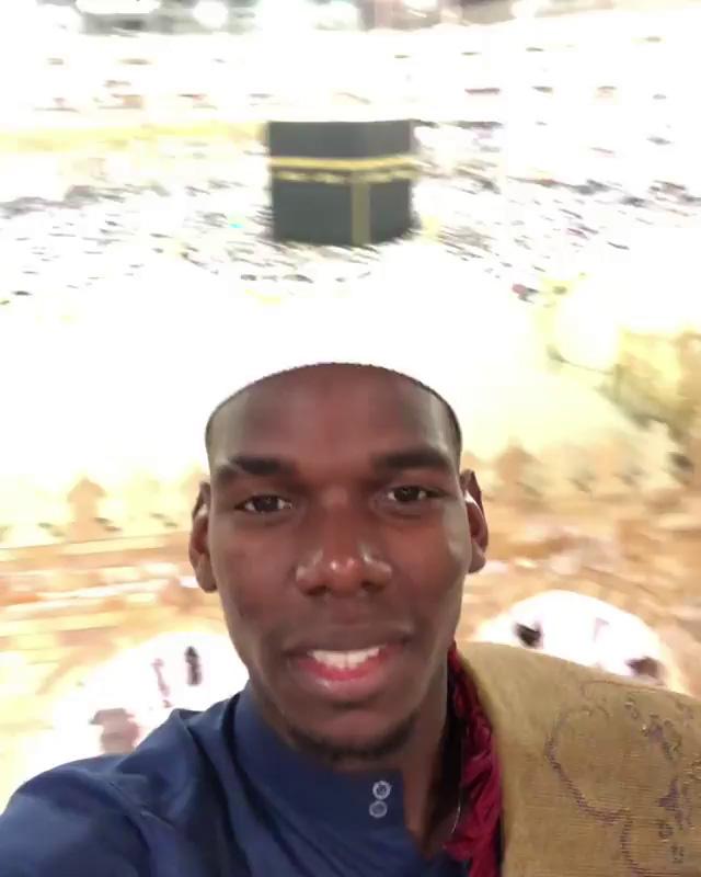  Pogba made the journey to Mecca during a break before linking up with France ahead of the World Cup