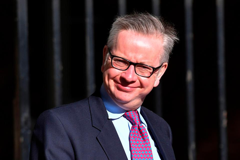  Michael Gove will announce today new moves to give away food from supermarkets that's left over