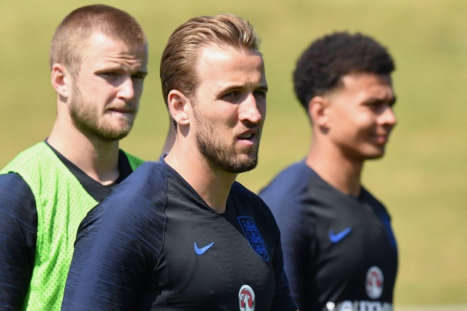 Eric Dier, left, was thought to be in the running to become England captain