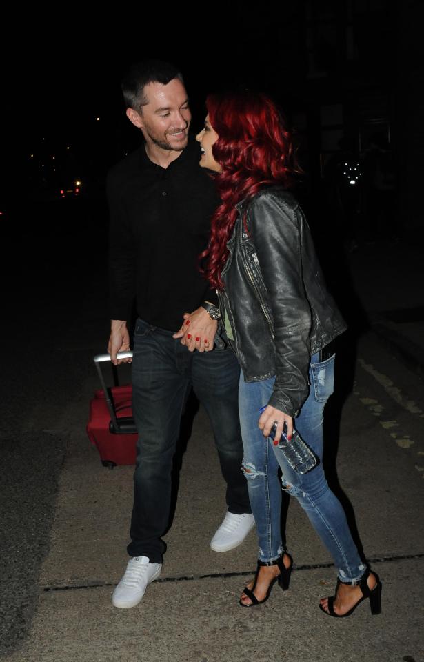  The Emmerdales star and his dancer girlfriend looked loved up as they left the stage door after the Kevin and Clifton Dance Tour show