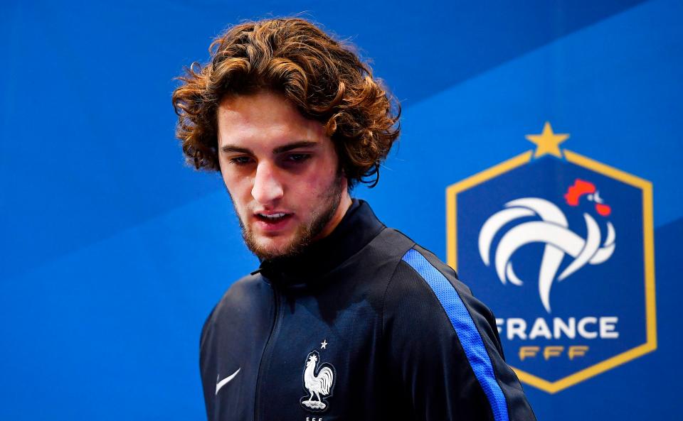  Adrien Rabiot was blasted for his refusal to be on France's World Cup standby list