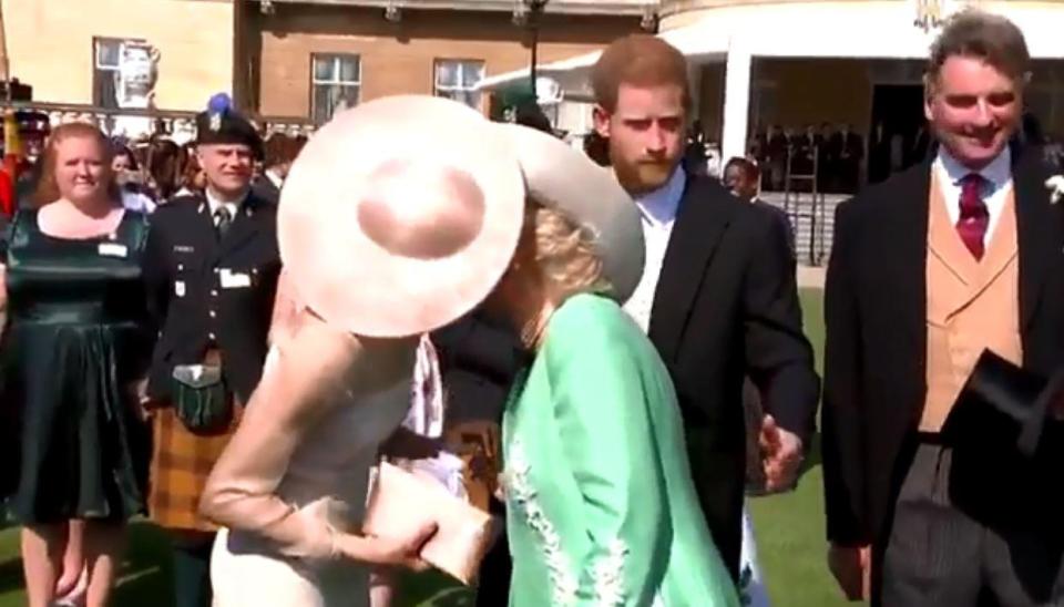  A royal public display of affection at Prince Charles' 70th birthday party