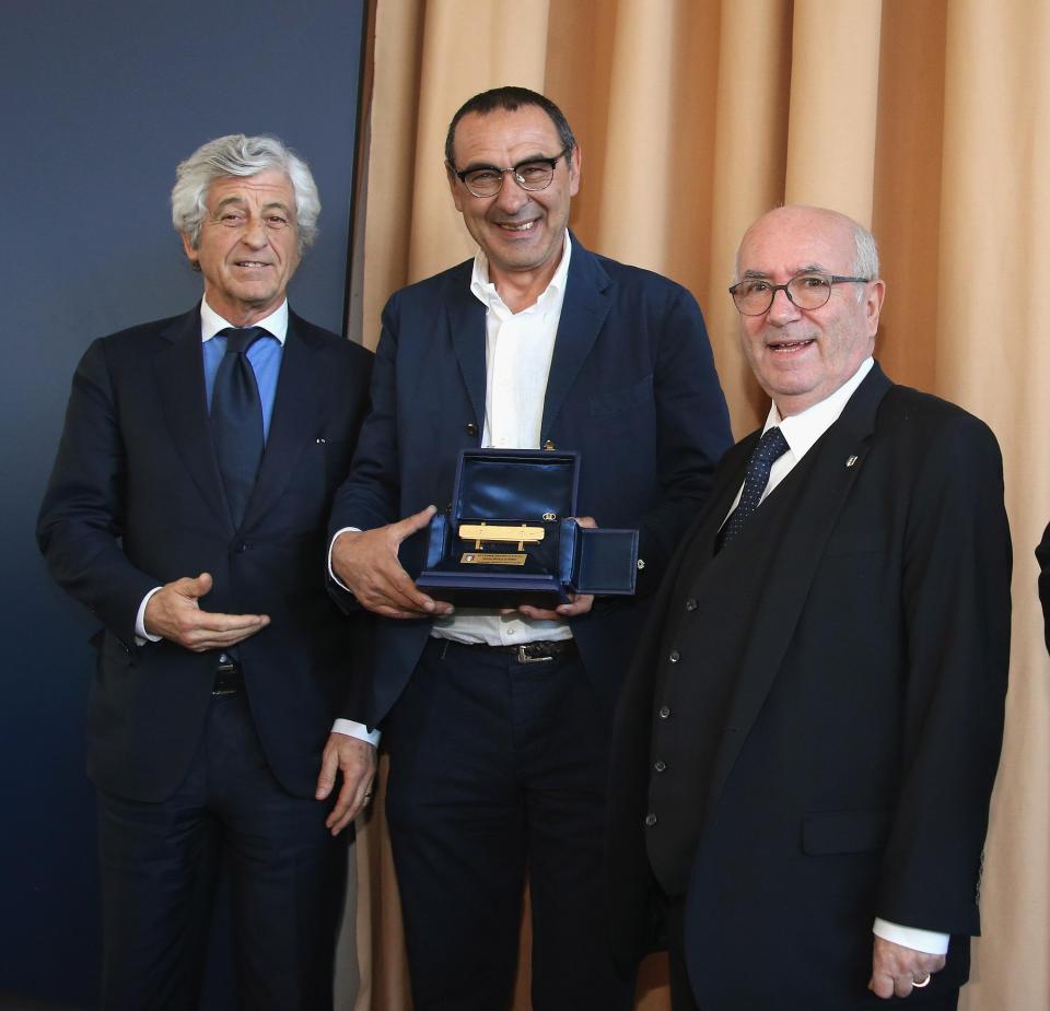  Sarri was named Serie A coach of the year in 2017 and is in the running for the award this year