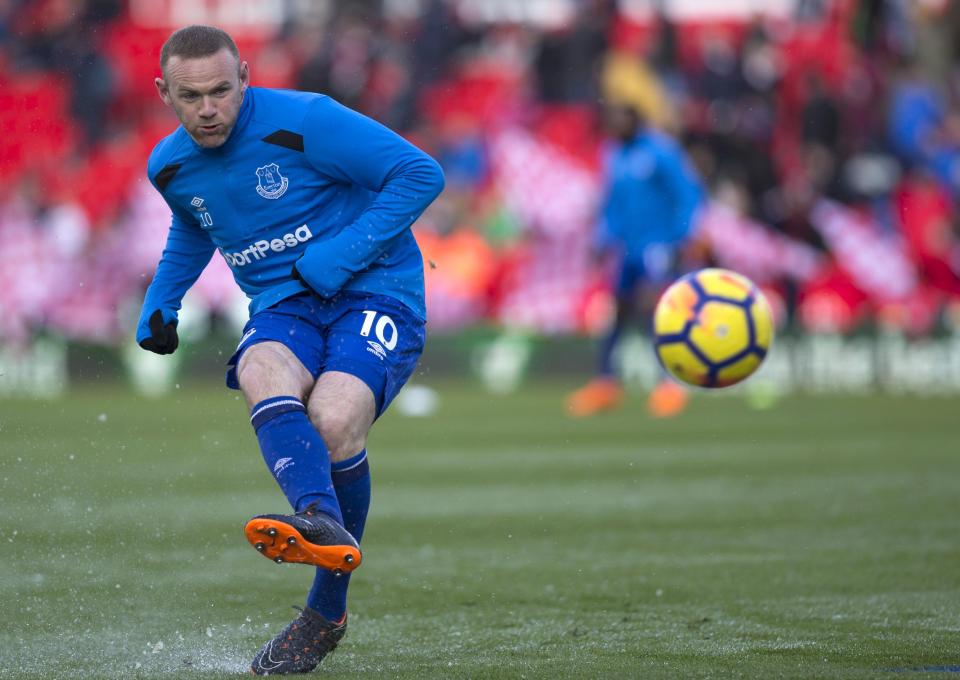  Rooney's Everton return did not exactly go to plan