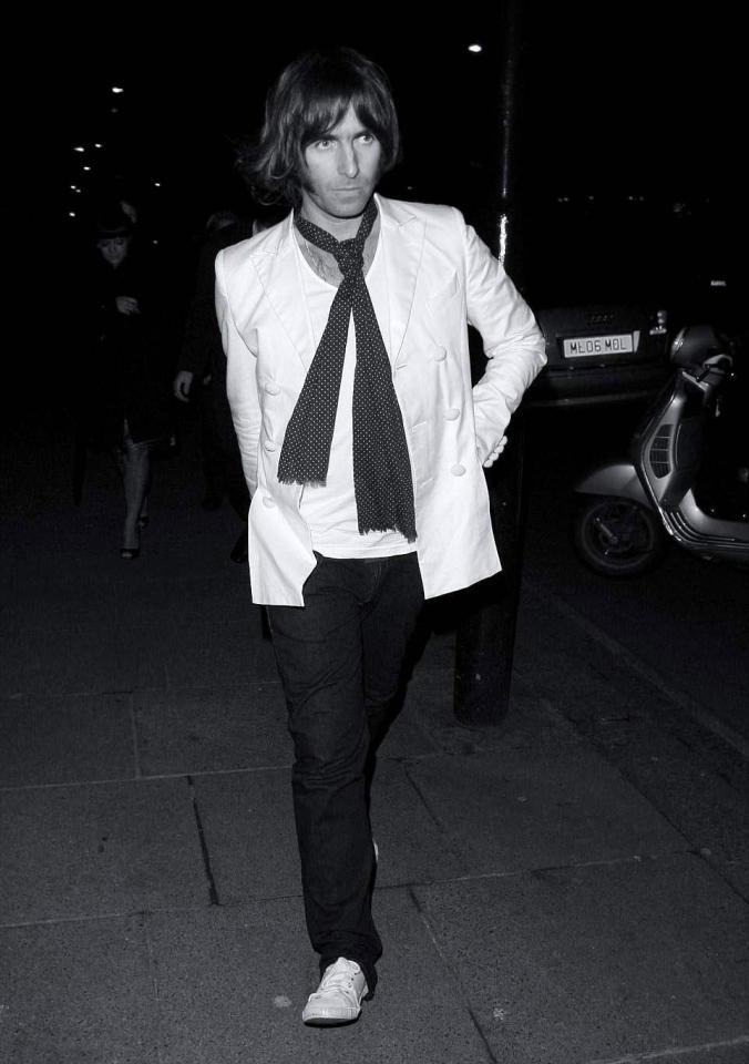  Rock star Liam Gallagher ignored photographers as he walked down the street in London