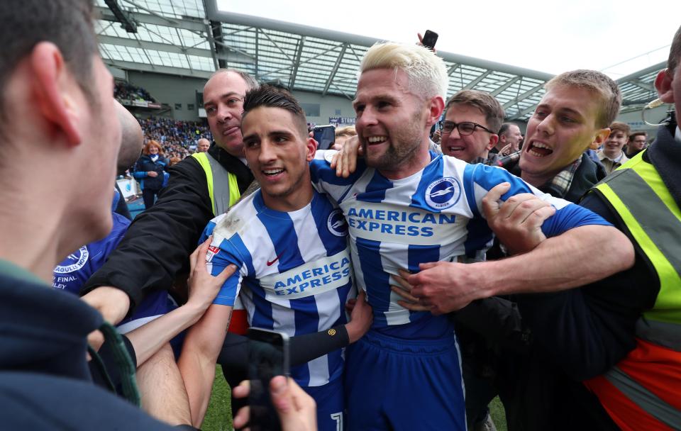  A blond Norwood was one of Brighton's key men on their promotion charge