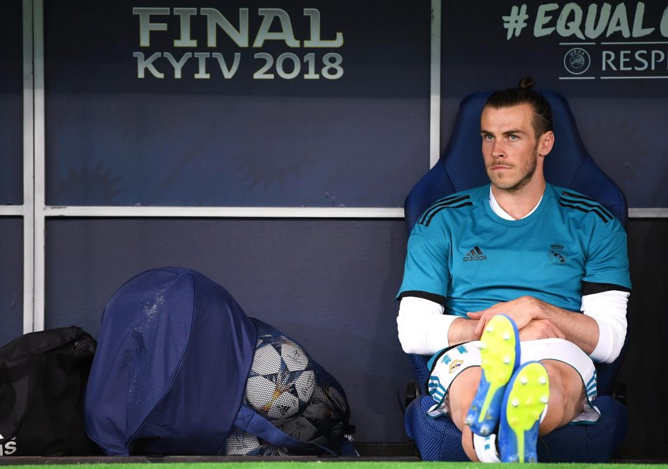  Gareth Bale started the final on the bench despite being fully fit and in top form