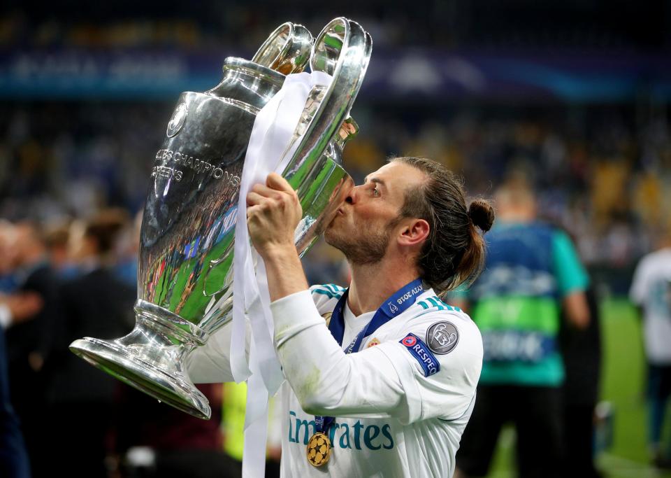  Gareth Bale kissed the Champions League trophy, and could kiss goodbye to Real Madrid