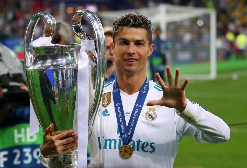  Cristiano Ronaldo has won the trophy five times, including once at Manchester United