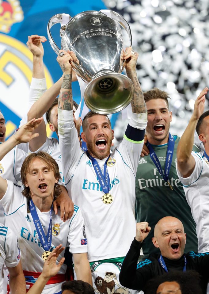  Ramos led Real Madrid to third successive Champions League triumph - but has had to change his phone number