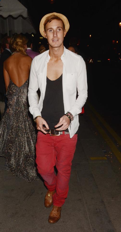  Red trousers were another hated item - though they're popular among Made in Chelsea folk like Alex Henry