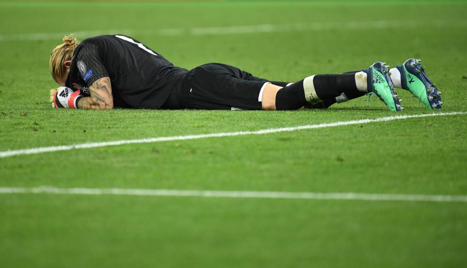  Loris Karius broke down in tears at the final whistle after his two mistakes gifted Real Madrid goals