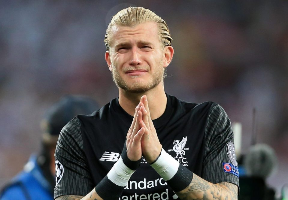  Goalkeeper Loris Karius suffered a nightmare for Liverpool in the Champions League Final