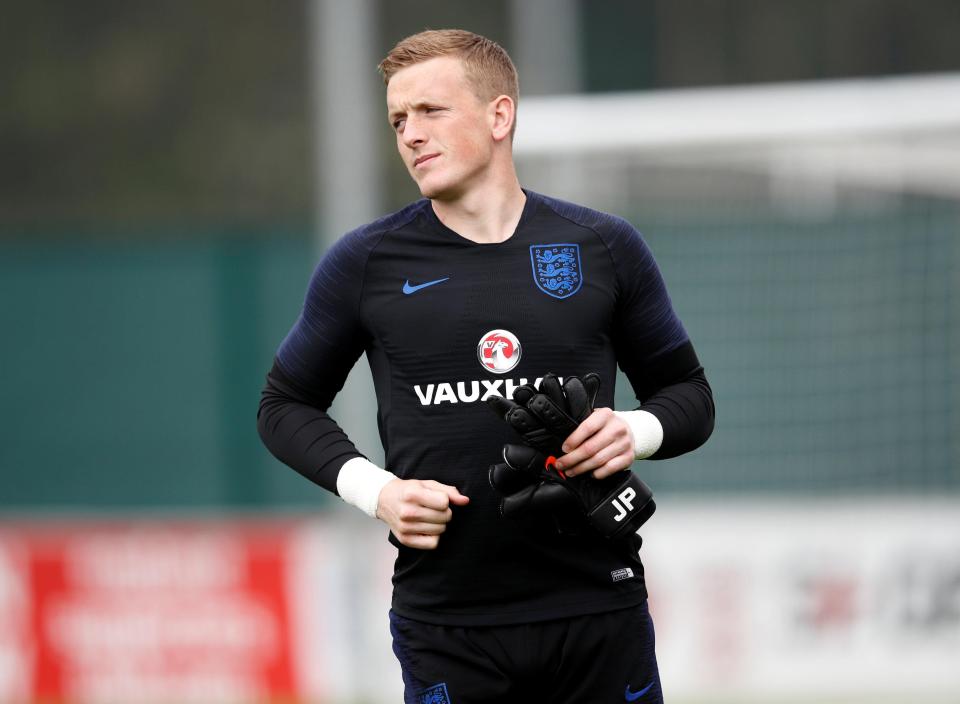  Jordan Pickford insists he is not scared by the prospect of playing for England at the World Cup