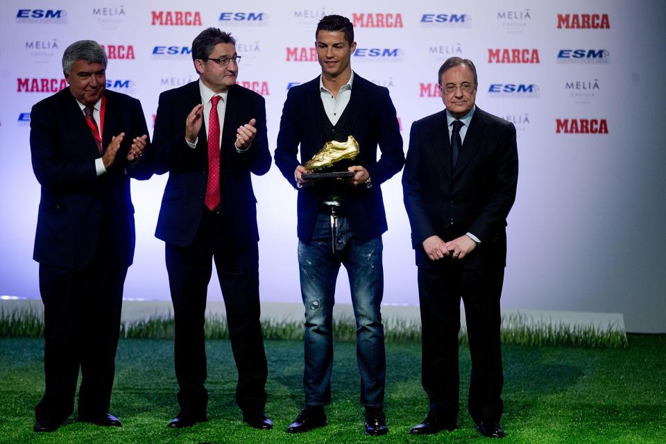  Dsquared2 have also worked with Cristiano Ronaldo, who wore the brand's jeans collecting the Golden Boot award in 2014