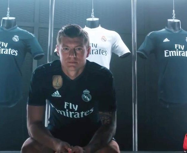  Midfielder Toni Kroos also got in the mood for 2018/19