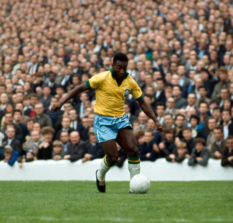  Pele makes the grade up front, ahead of Romario and Co up front