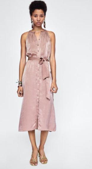  Our pick of the bunch, we love this sateen Zara dress