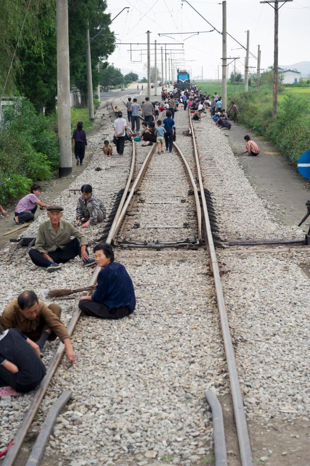  Young and old are made to work on the state's railways