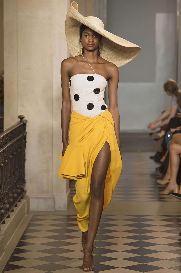  Jacquemus' yellow midi skirt looked a little different on the runway to when Beyonce wore it