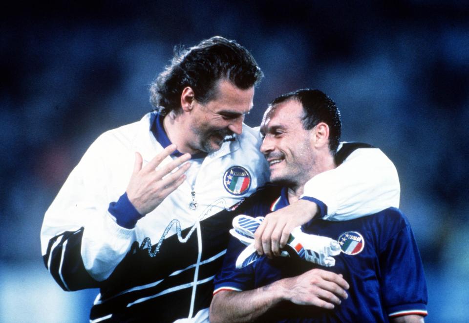  After scoring to eliminate Uruguay, Salvatore Schillaci's star began to rise