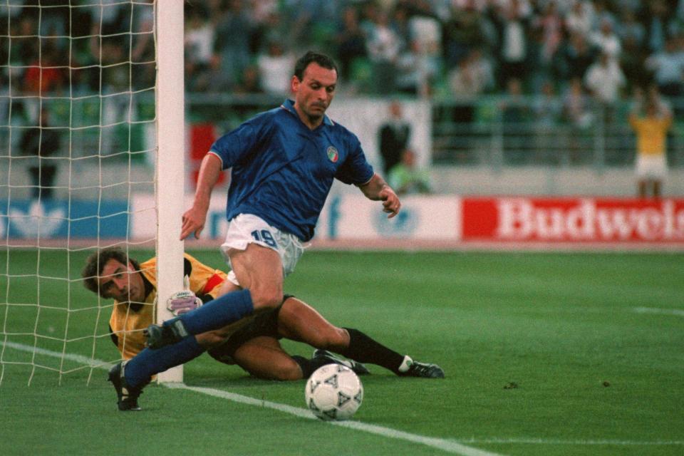  After an all-star display at Italia '90, Salvatore Schillaci was also voted the player of the tournament