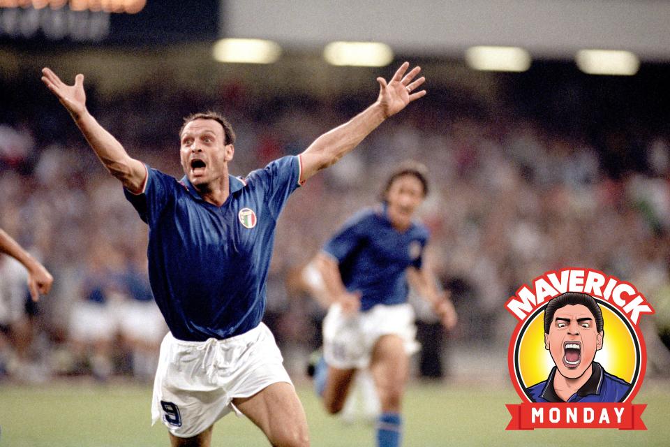  Salvatore Schillaci lit up Italia '90 winning the Golden Boot with six goals